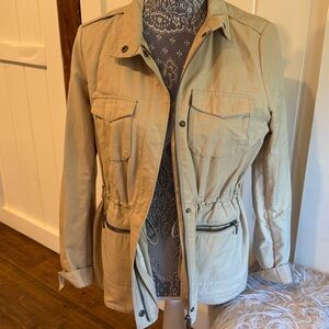 Joie Tan Utility Jacket with Pockets XS